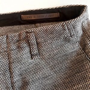 Rag & Bone super cozy wool houndstooth womens trousers
